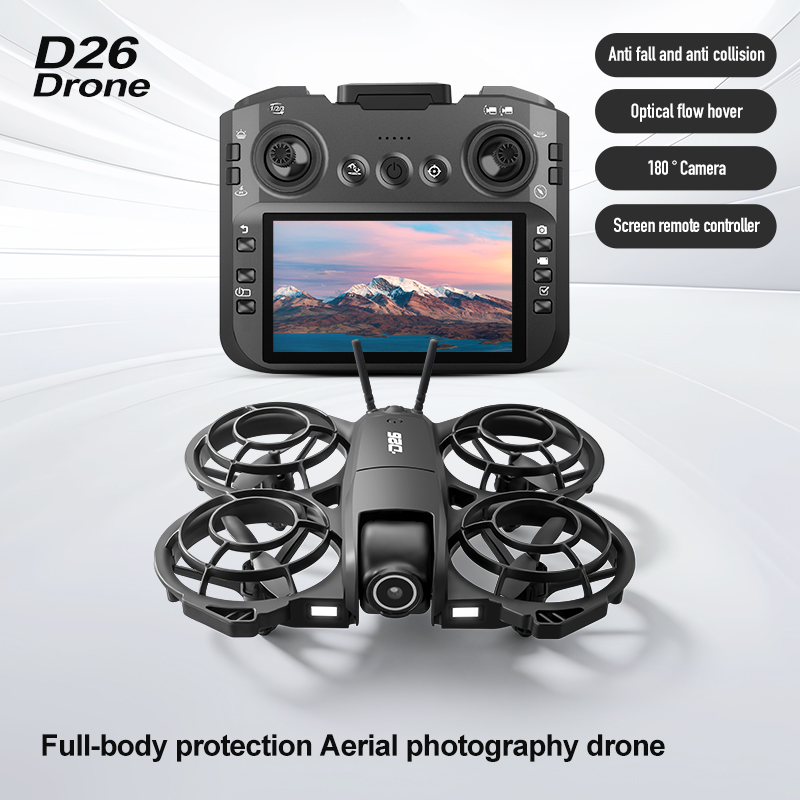 D26 Drone 4K Aerial HD 180° Ca - Drone Gimbal 评论和价格
